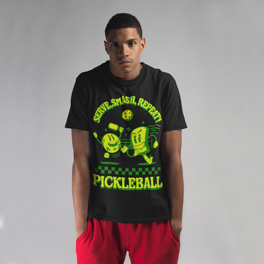 SERVE SMASH REPEAT - Pickleball (Basic Tee)