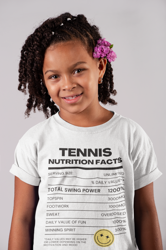 NUTRITION FACTS - Tennis (Kids Tee)