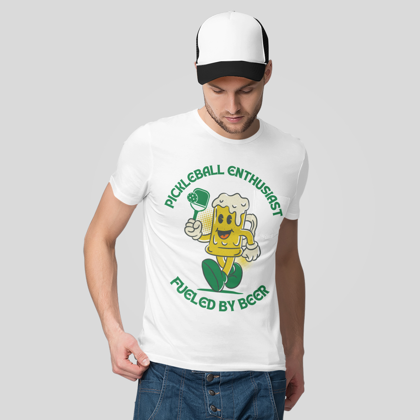 PICKLEBALL ENTHUSIAST - Pickleball (Basic Tee)