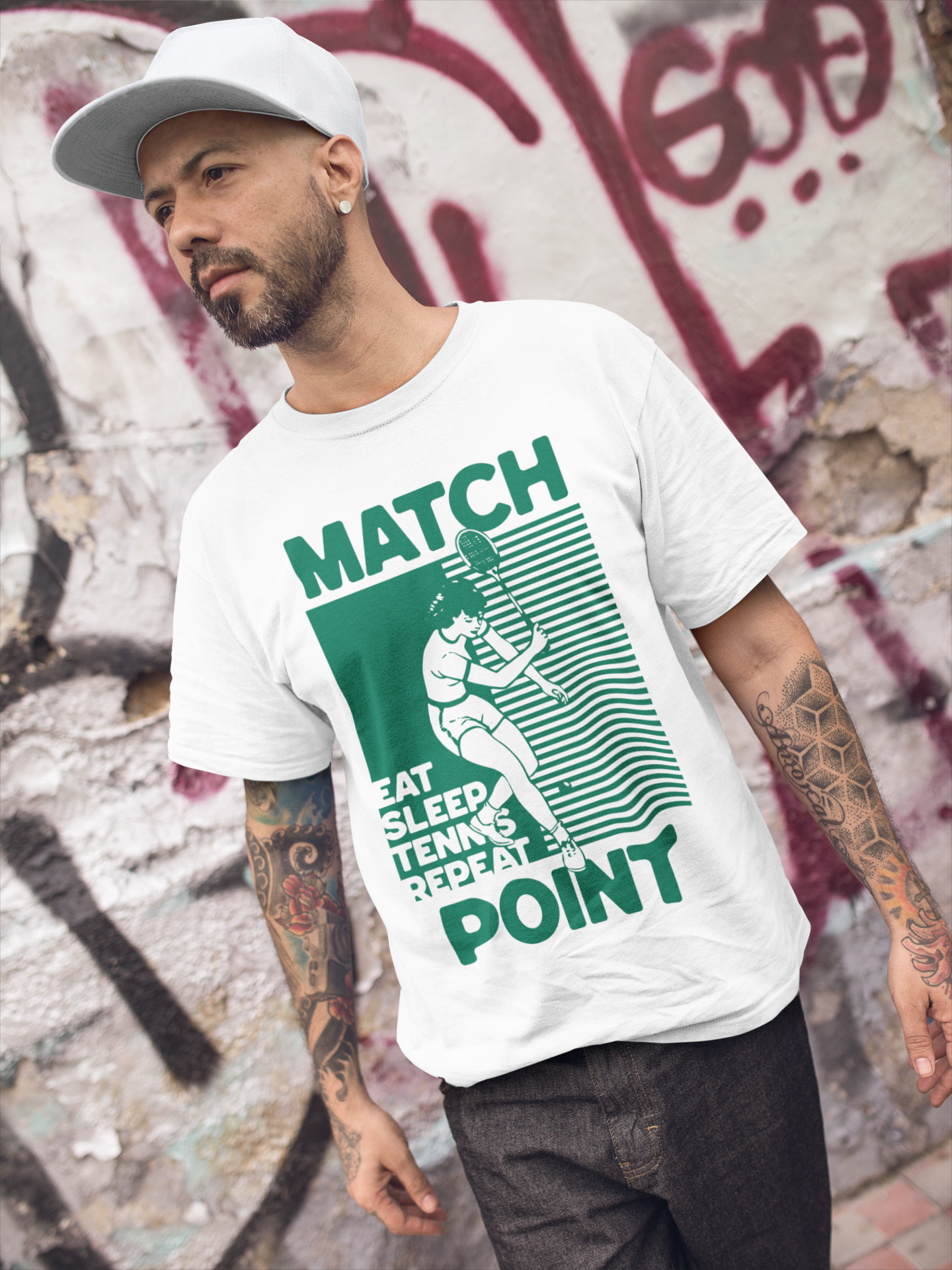 MATCH POINT 6 - Tennis Basic Tee