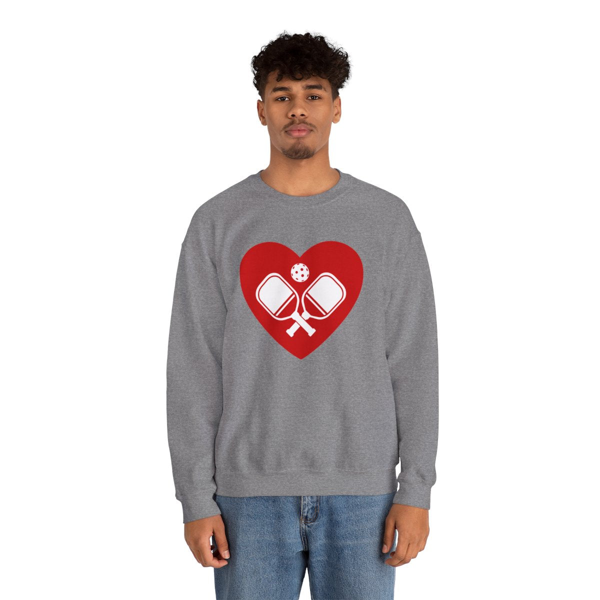 HEART PICKLEBALL 4 - Pickleball (Sweatshirt)