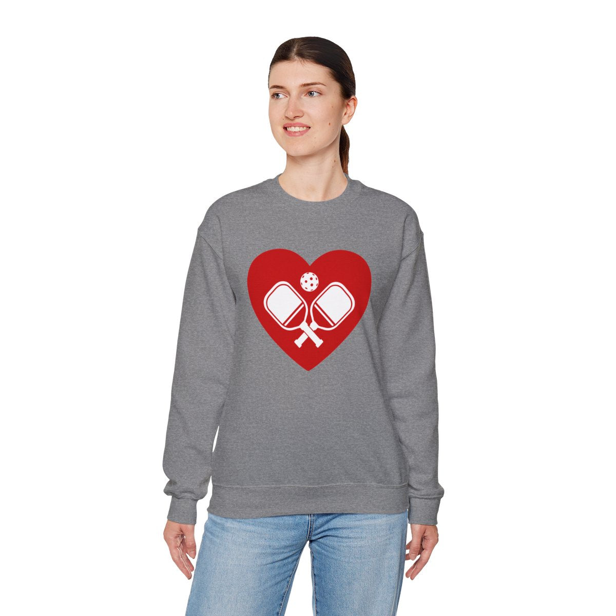 HEART PICKLEBALL 4 - Pickleball (Sweatshirt)