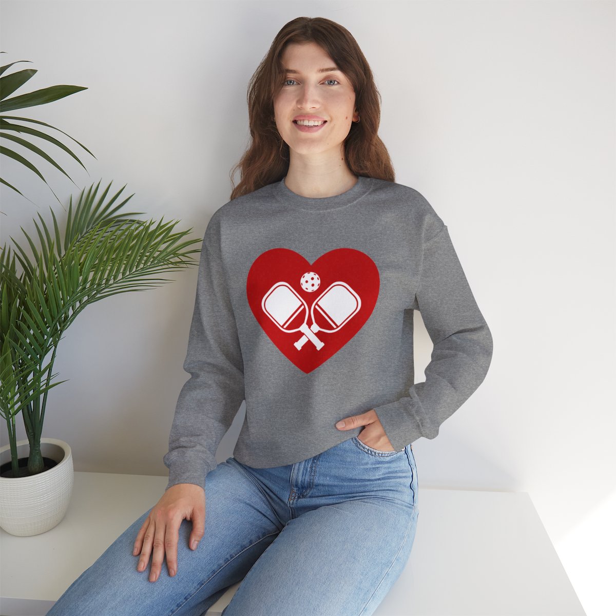 HEART PICKLEBALL 4 - Pickleball (Sweatshirt)