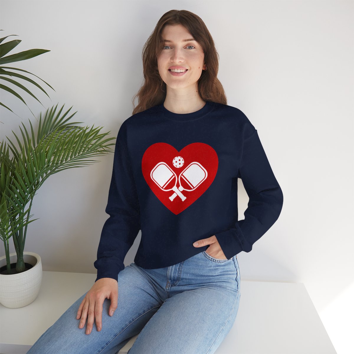 HEART PICKLEBALL 4 - Pickleball (Sweatshirt)