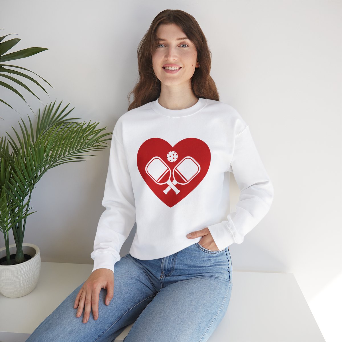 HEART PICKLEBALL 4 - Pickleball (Sweatshirt)