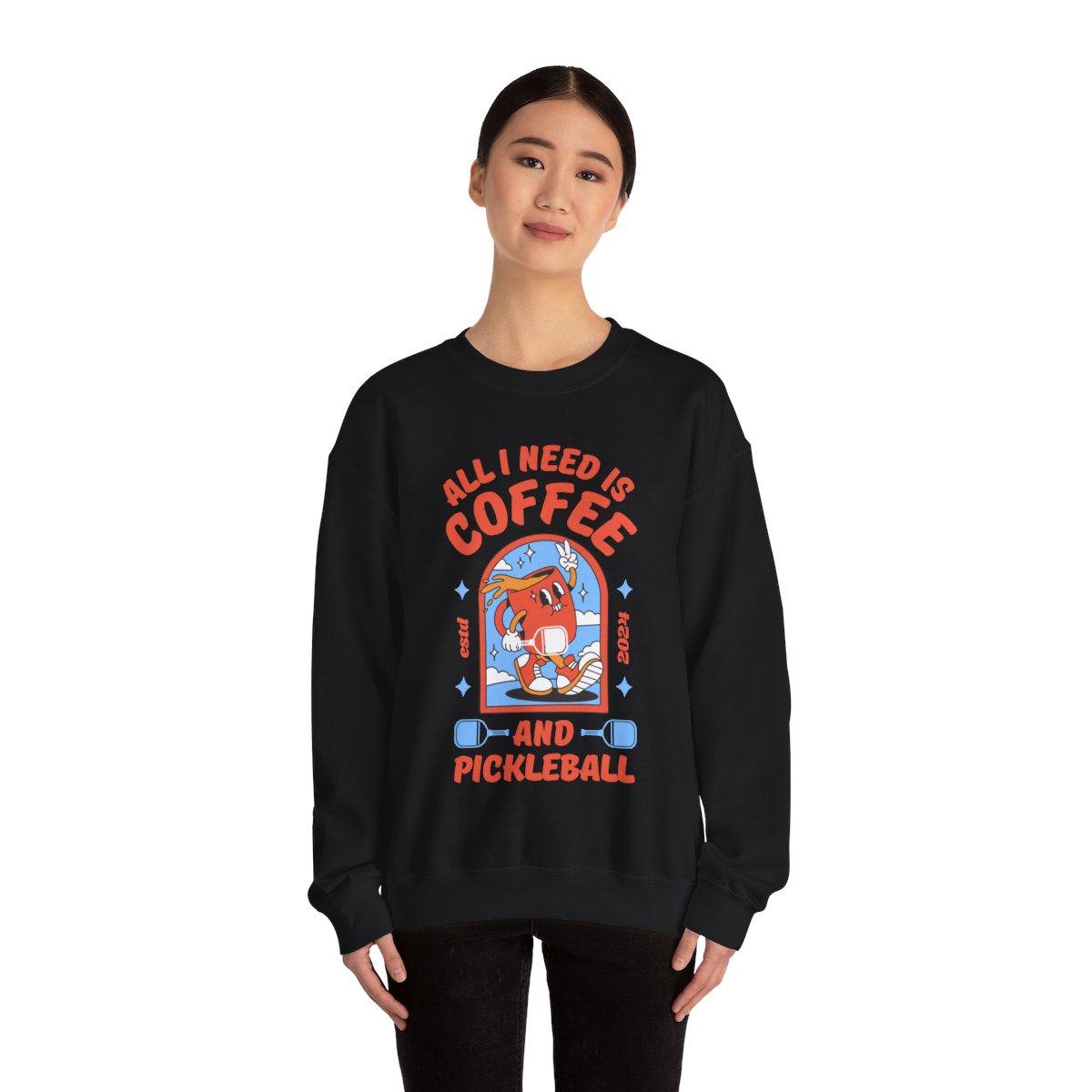 COFFEE & PICKLEBALL 2 - Pickleball (Sweatshirt)