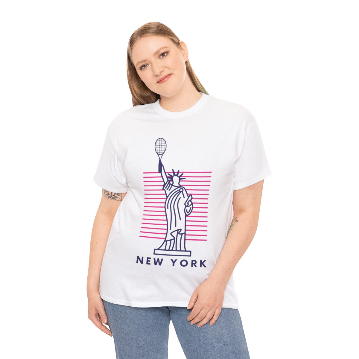 NEW YORK 1 - Tennis Basic Tee