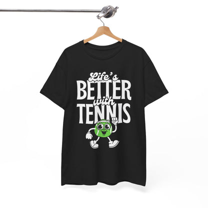 LIFE'S BETTER WITH TENNIS - Tennis Basic Tee