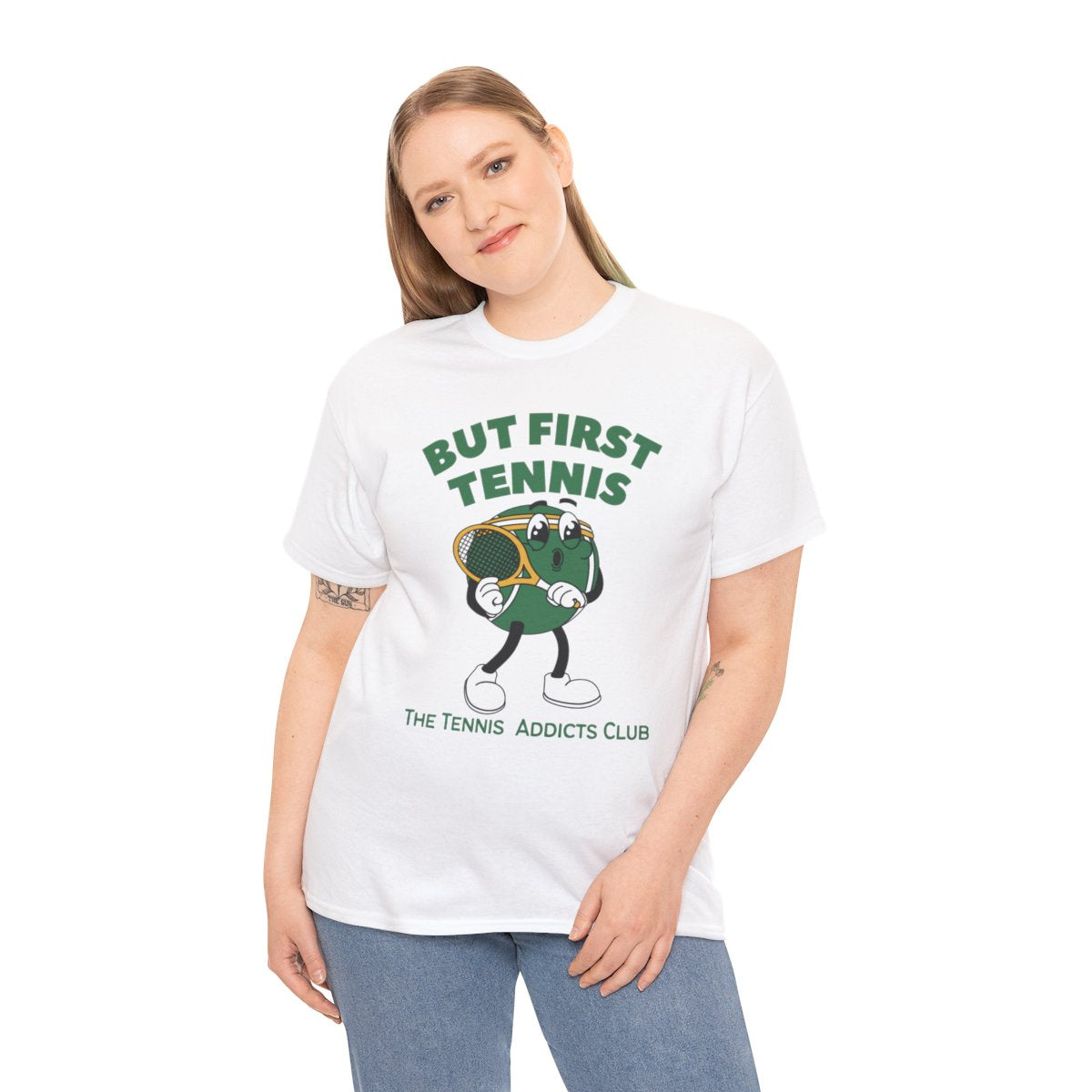 BUT FIRST TENNIS 3 - Tennis Basic Tee