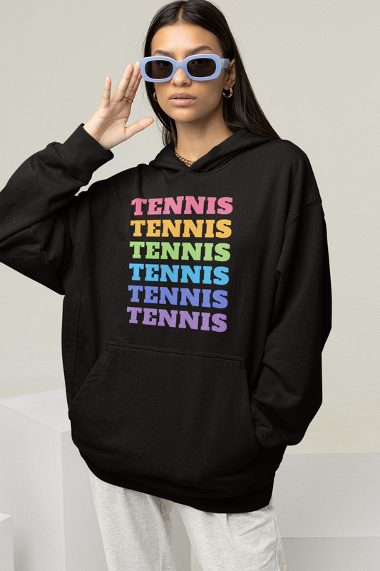 DOWN THE LINE - Tennis Hoodie