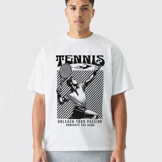 DOMINATE - Tennis Basic Tee