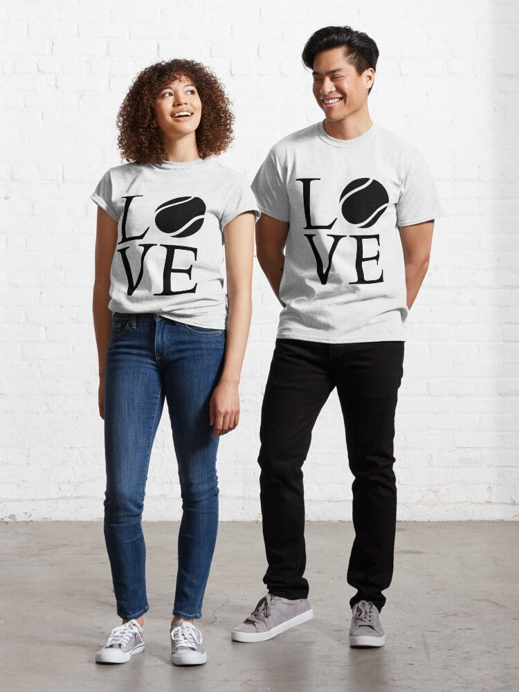 LOVE 1 - Tennis Basic Tee