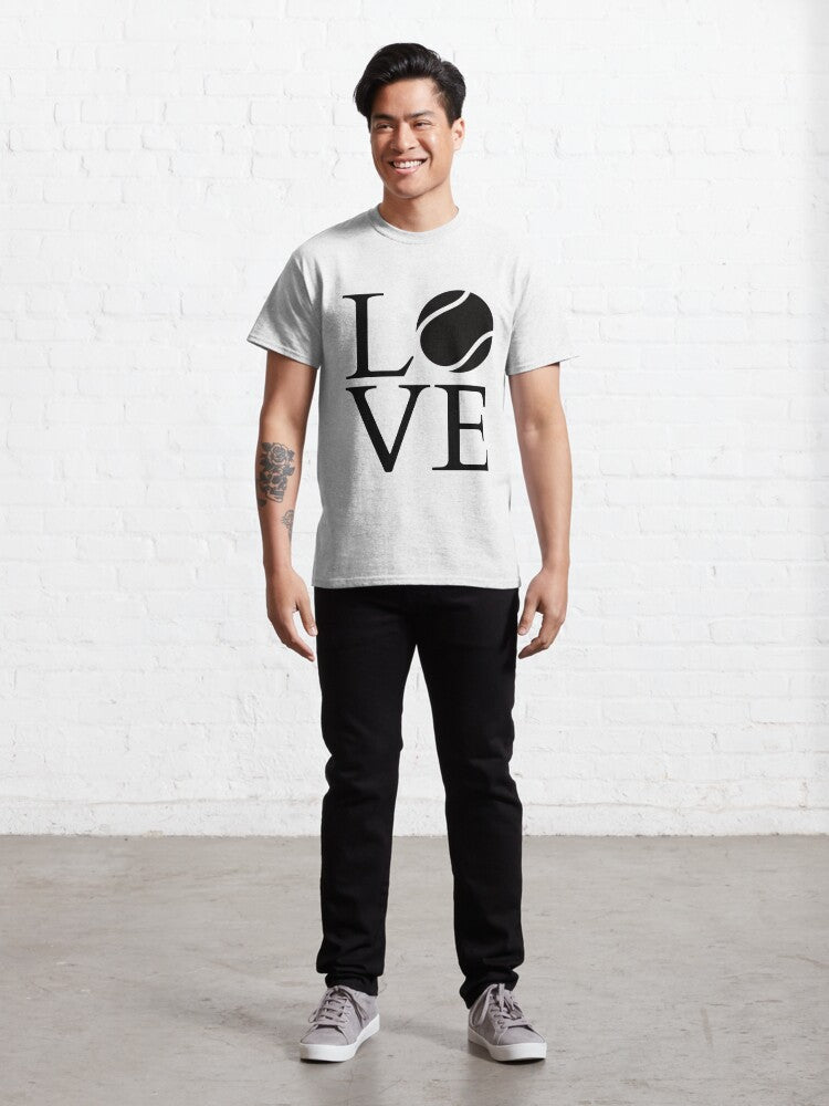 LOVE 1 - Tennis Basic Tee