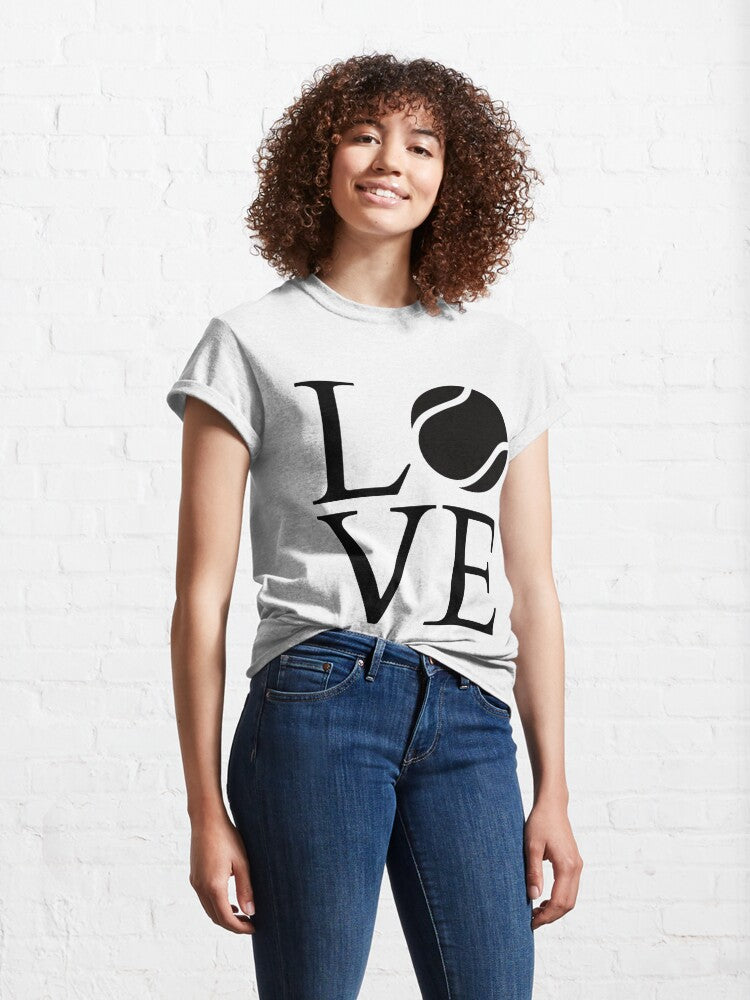 LOVE 1 - Tennis Basic Tee