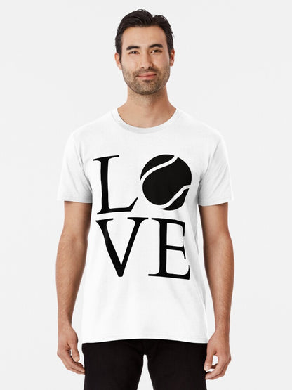 LOVE 1 - Tennis Basic Tee