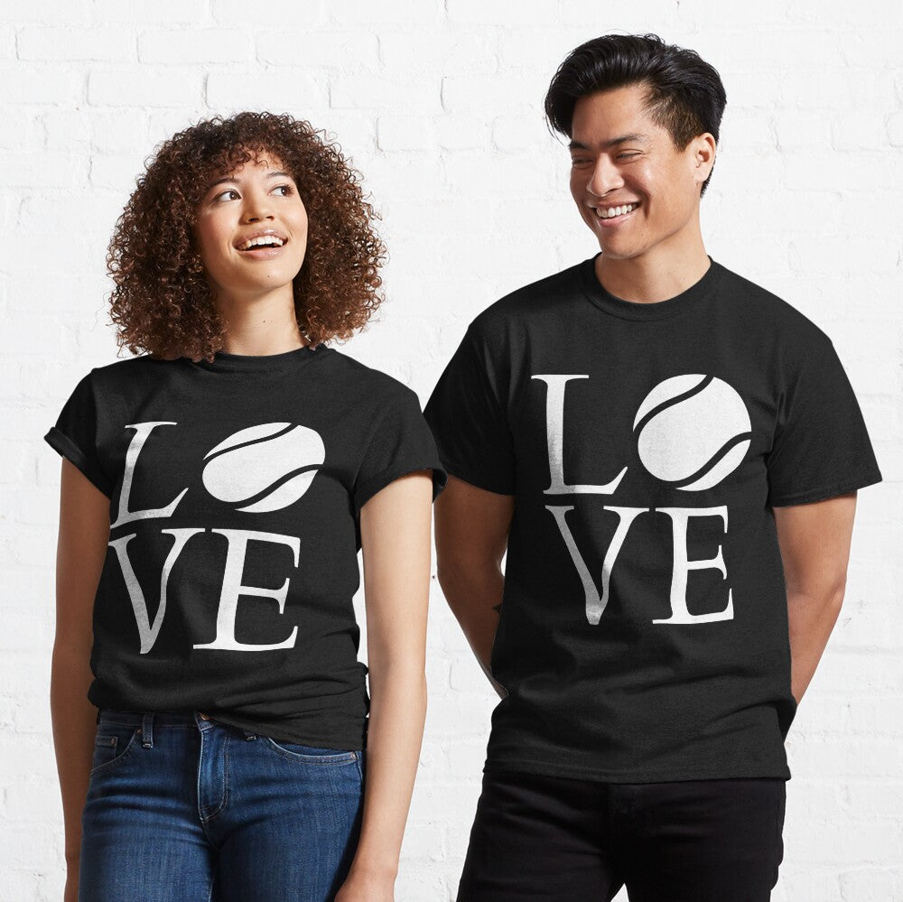 LOVE 1 - Tennis Basic Tee