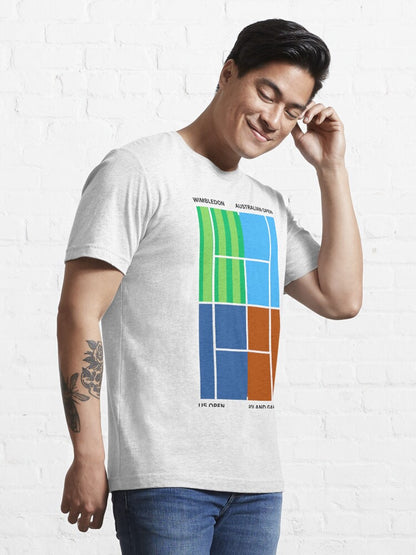 GRANDSLAM TOURNAMENTS 1 - Tennis Basic Tee