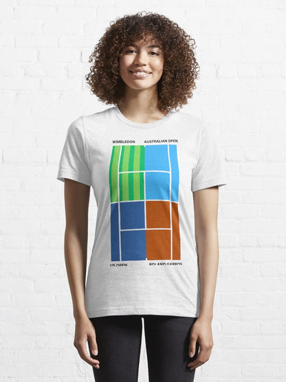 GRANDSLAM TOURNAMENTS 1 - Tennis Basic Tee