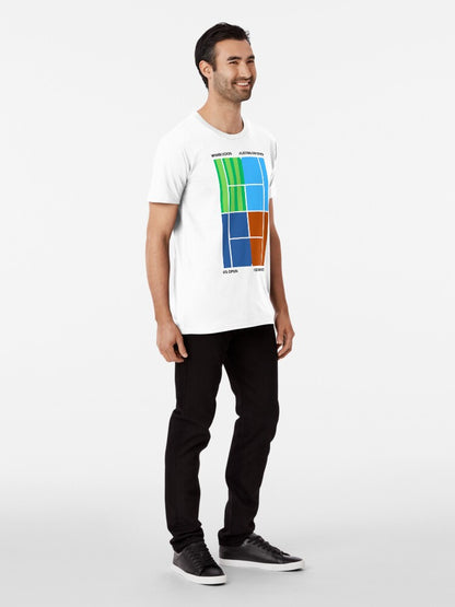 GRANDSLAM TOURNAMENTS 1 - Tennis Basic Tee