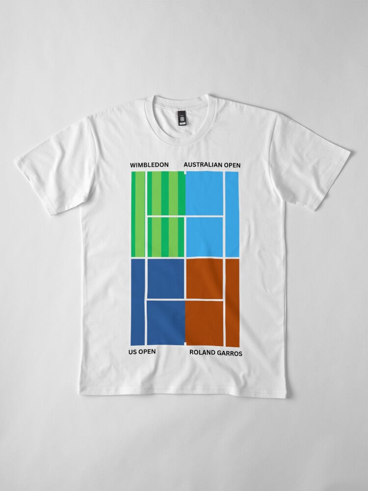 GRANDSLAM TOURNAMENTS 1 - Tennis Basic Tee