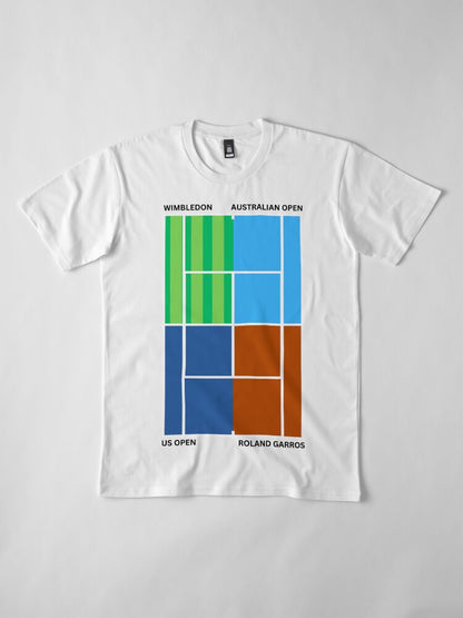 GRANDSLAM TOURNAMENTS 1 - Tennis Basic Tee