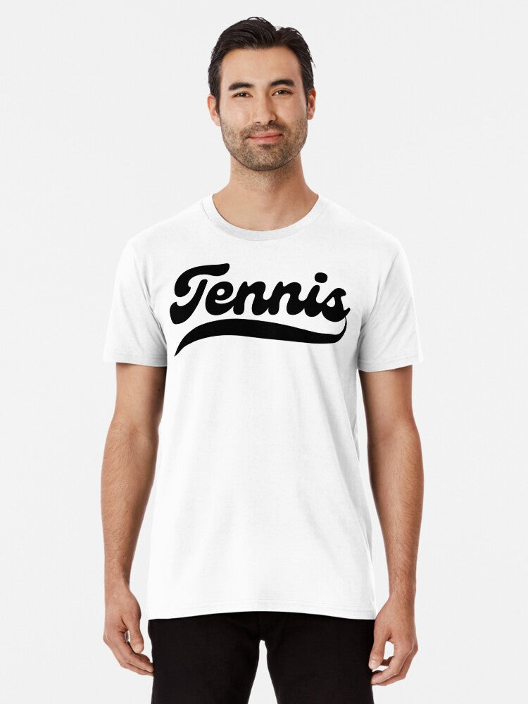 TENNIS 1 (Black & White) - Tennis Basic Tee