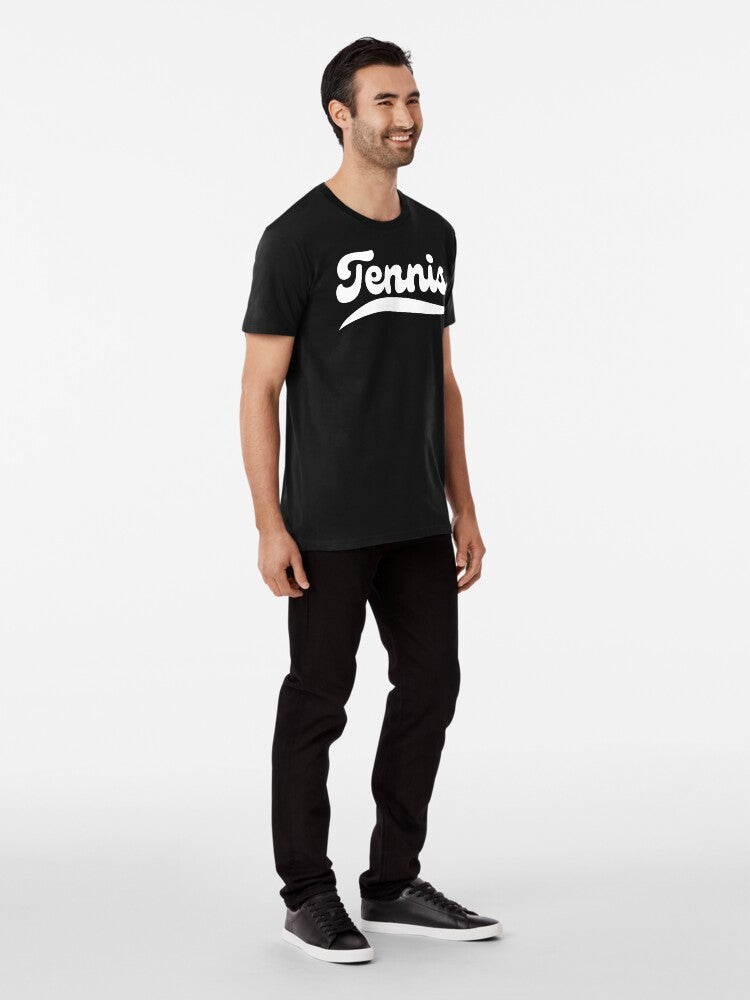 TENNIS 1 (Black & White) - Tennis Basic Tee