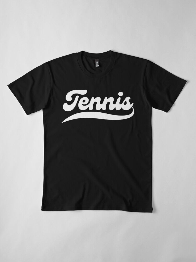 TENNIS 1 (Black & White) - Tennis Basic Tee