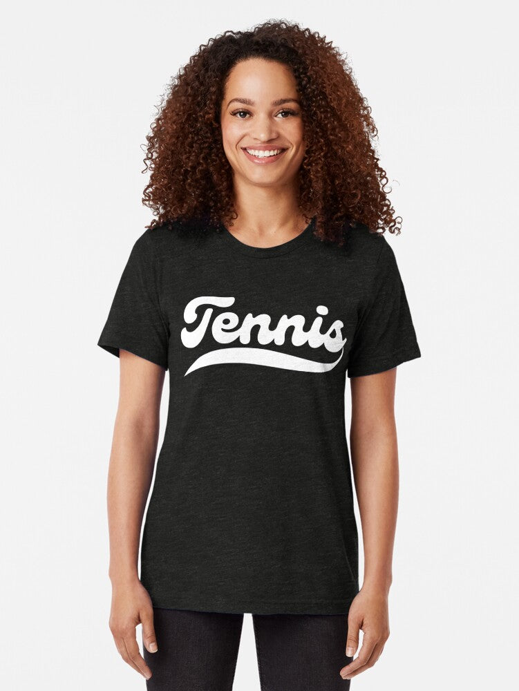 TENNIS 1 (Black & White) - Tennis Basic Tee