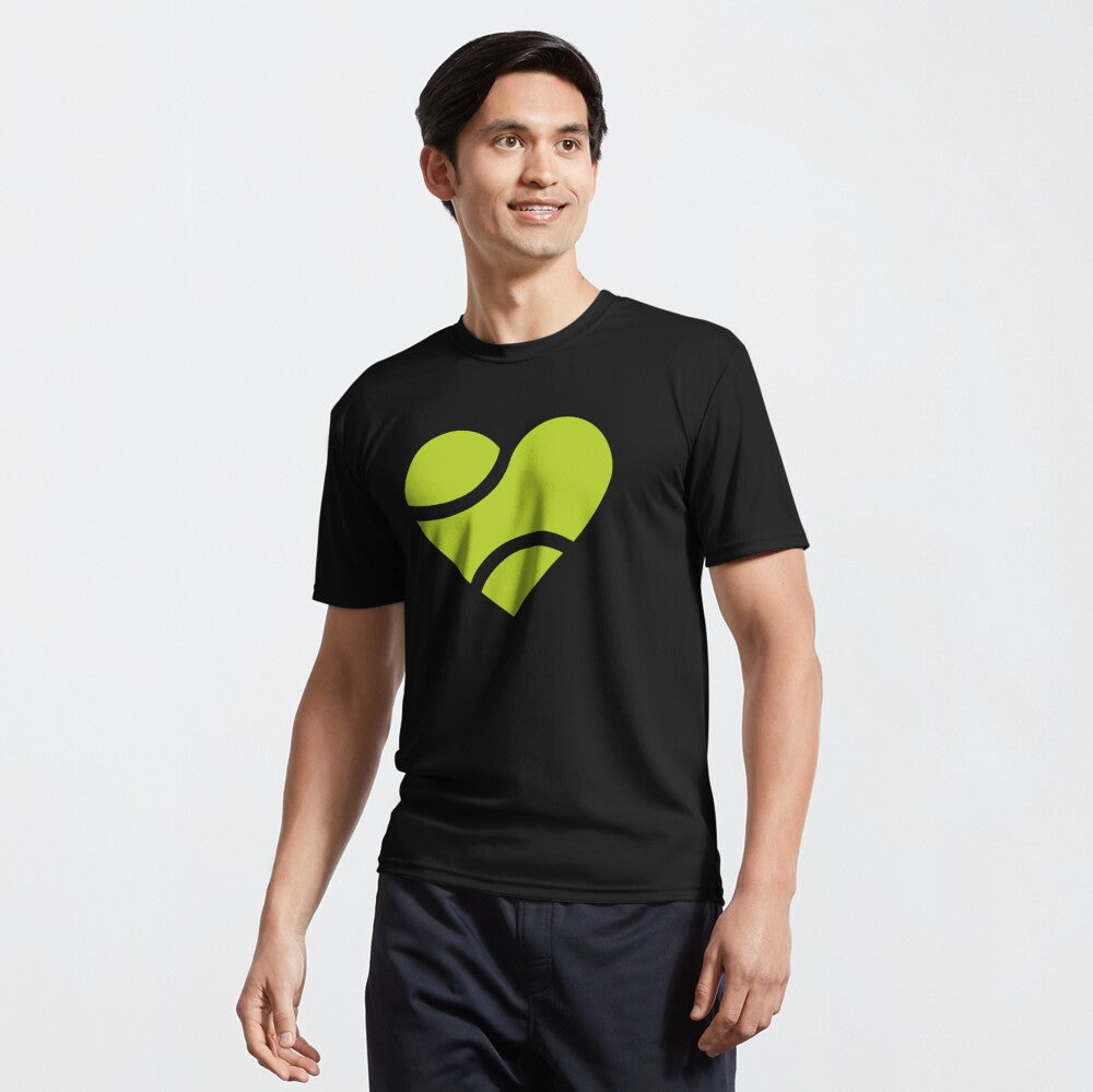 HEART - BALL - Tennis Basic Tee