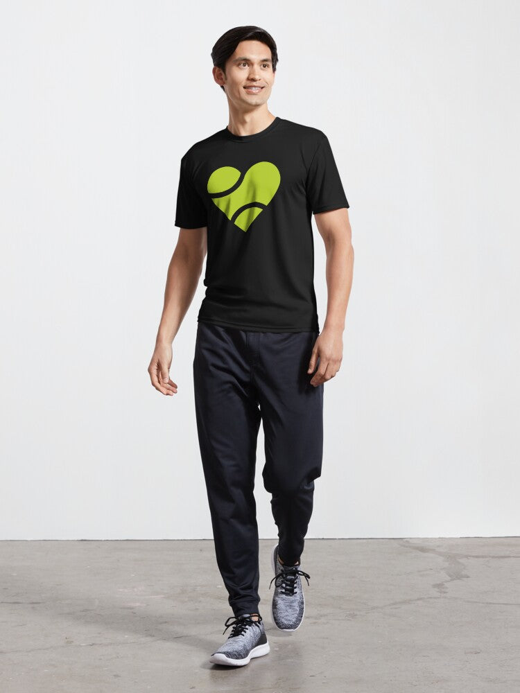 HEART - BALL - Tennis Basic Tee