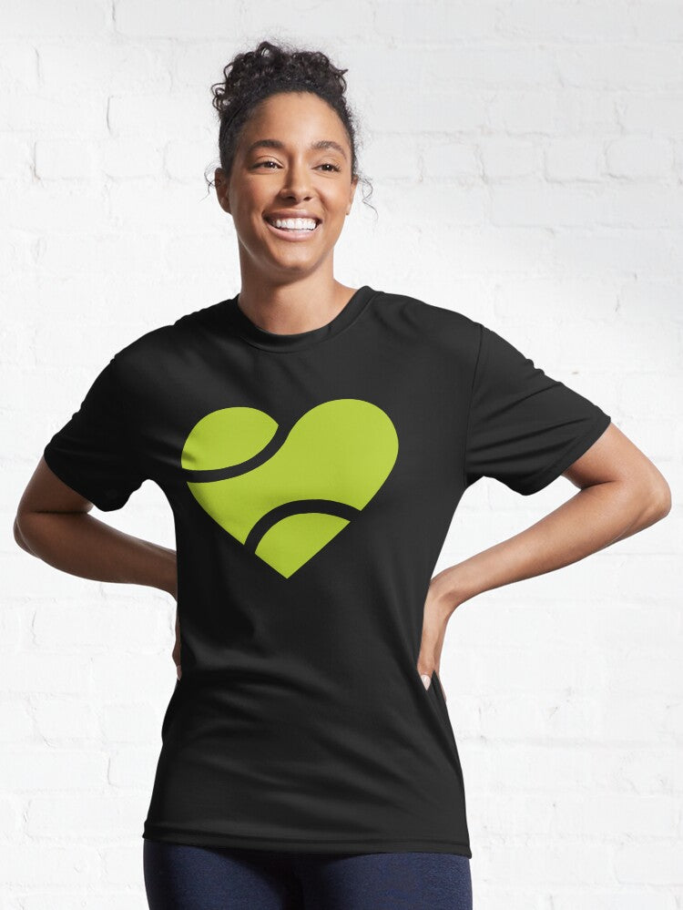 HEART - BALL - Tennis Basic Tee