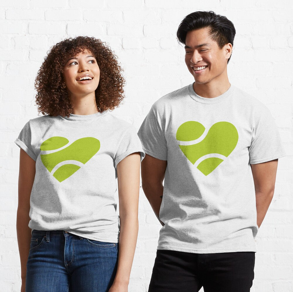 HEART - BALL - Tennis Basic Tee