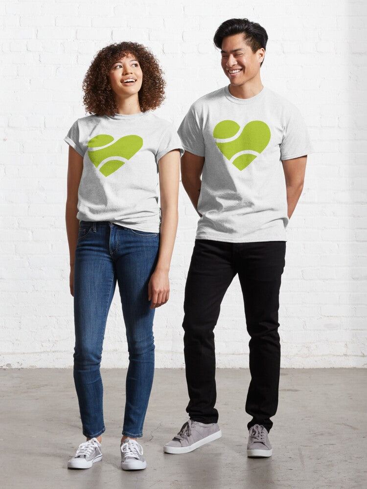 HEART - BALL - Tennis Basic Tee