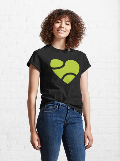 HEART - BALL - Tennis Basic Tee