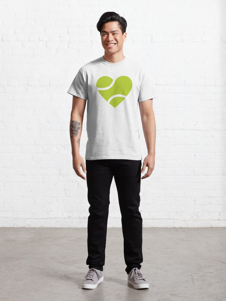 HEART - BALL - Tennis Basic Tee