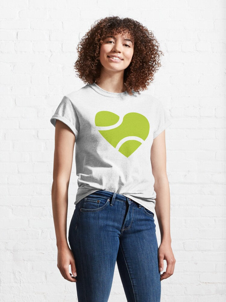 HEART - BALL - Tennis Basic Tee