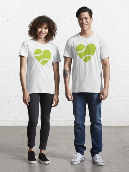 HEART - BALL - Tennis Basic Tee