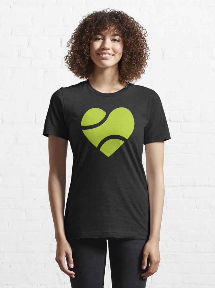 HEART - BALL - Tennis Basic Tee