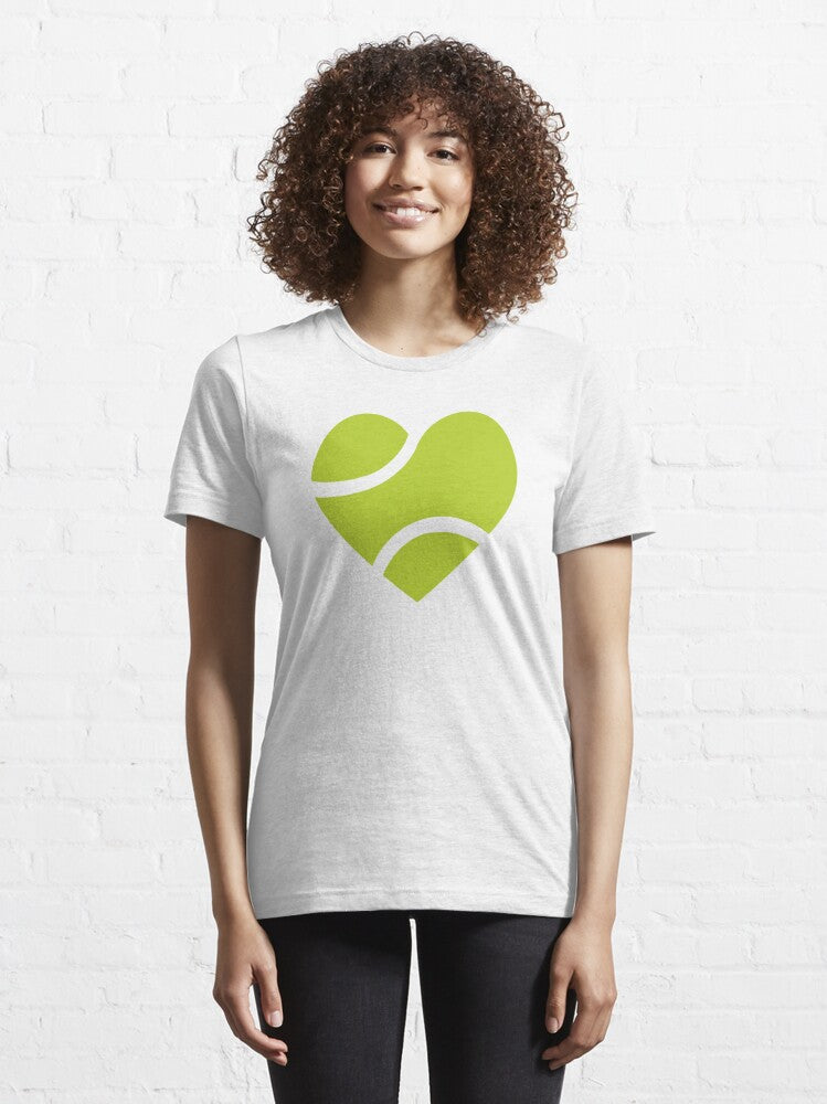 HEART - BALL - Tennis Basic Tee