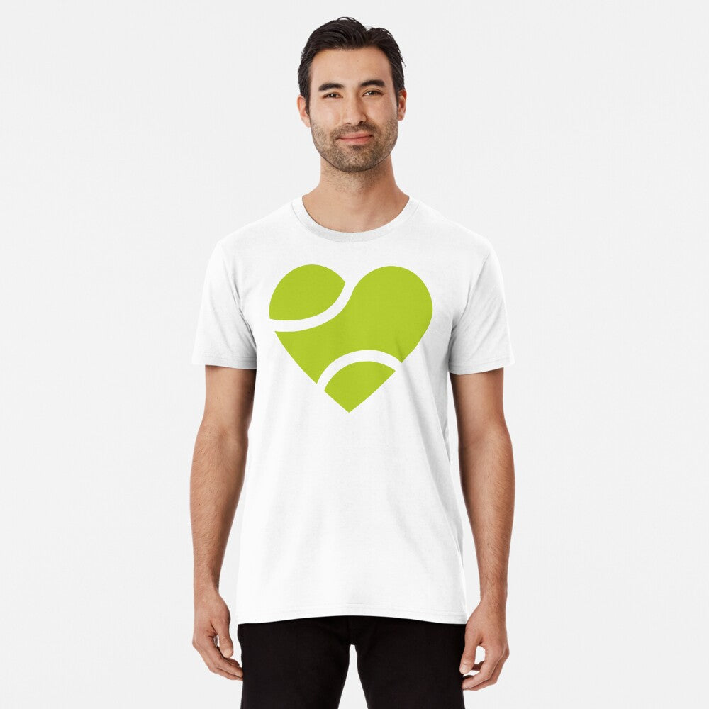 HEART - BALL - Tennis Basic Tee