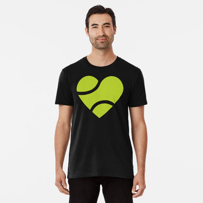 HEART - BALL - Tennis Basic Tee