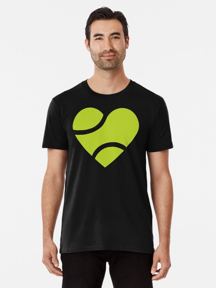 HEART - BALL - Tennis Basic Tee