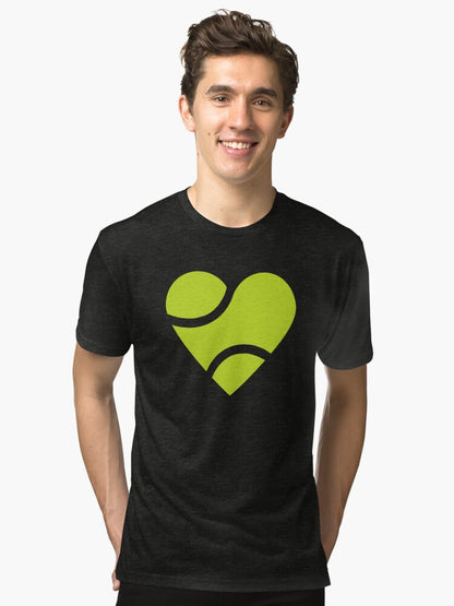 HEART - BALL - Tennis Basic Tee