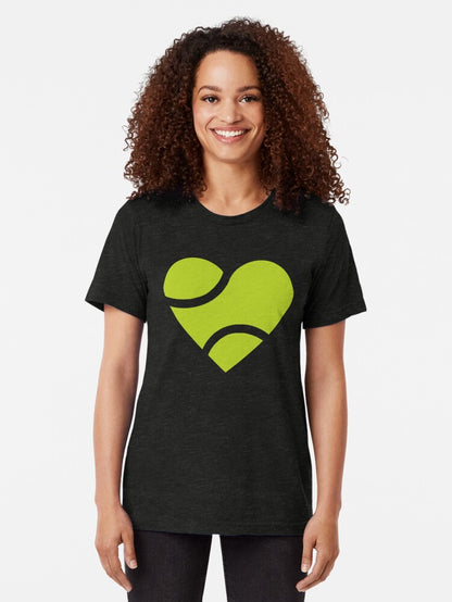 HEART - BALL - Tennis Basic Tee